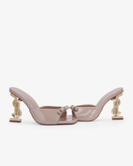 Dép Cao Gót Hạnh Dung Quai Nơ Đế Dollar HD0955AS