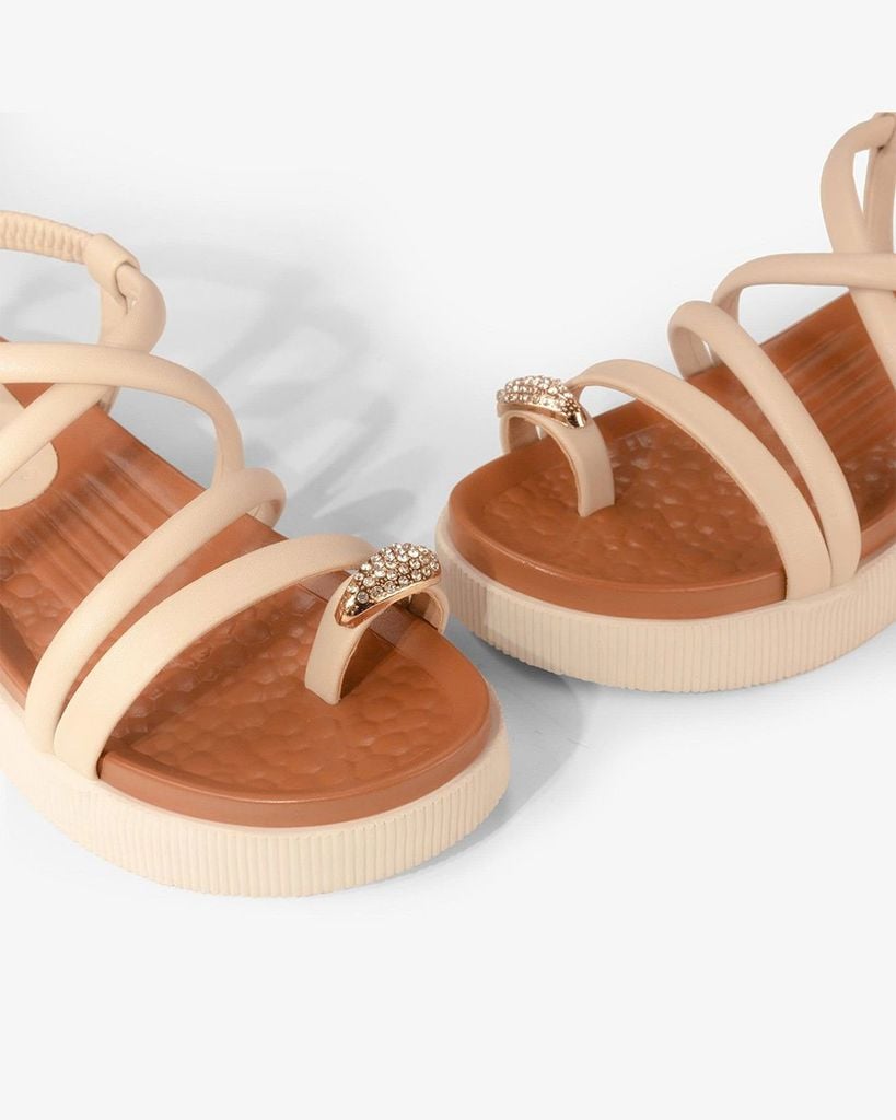 Sandal Xuồng Hạnh Dung Quai Đan Chéo Hậu Thun HD1106AV