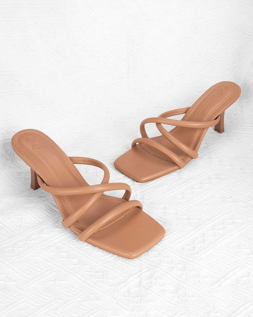 Dép Cao Gót Hạnh Dung Quai Mảnh Gót Nhọn HD1109AV