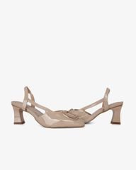 Giày Sandal Hạnh Dung Bít Mũi Khóa Vuông HD11101AV