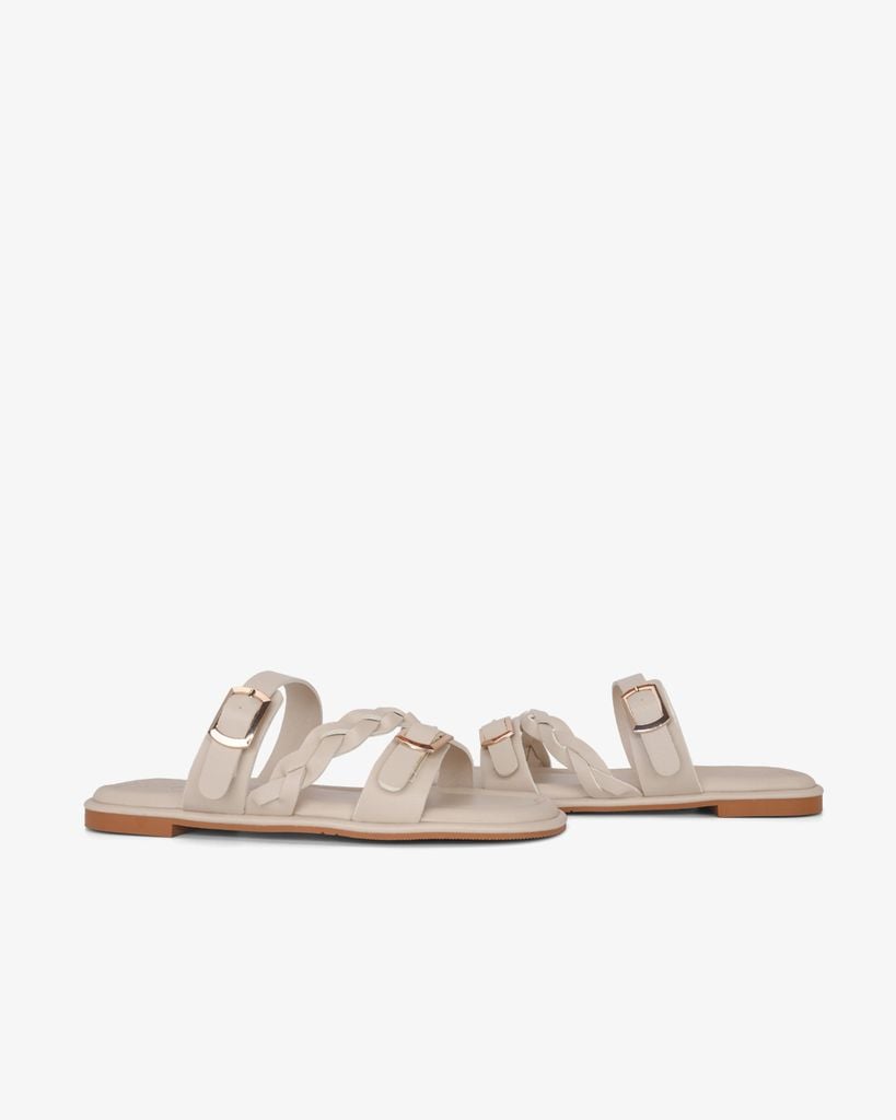 Dép Xẹp Hạnh Dung Quai Chéo Xoắn HD11102AV