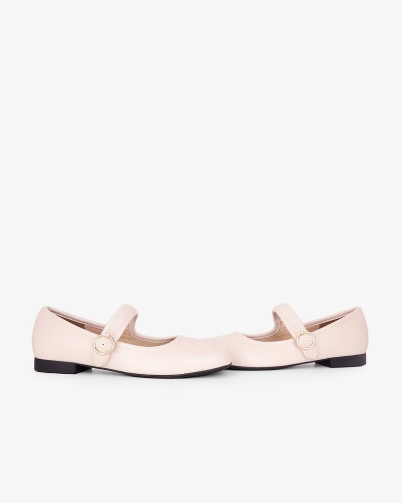 Giày Búp Bê Hạnh Dung Mũi Vuông Trơn HD11109AV