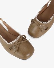 Sandal Hạnh Dung Bít Mũi Nơ HD11111AV