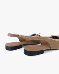 Sandal Hạnh Dung Bít Mũi Nơ HD11111AV