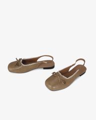 Sandal Hạnh Dung Bít Mũi Nơ HD11111AV