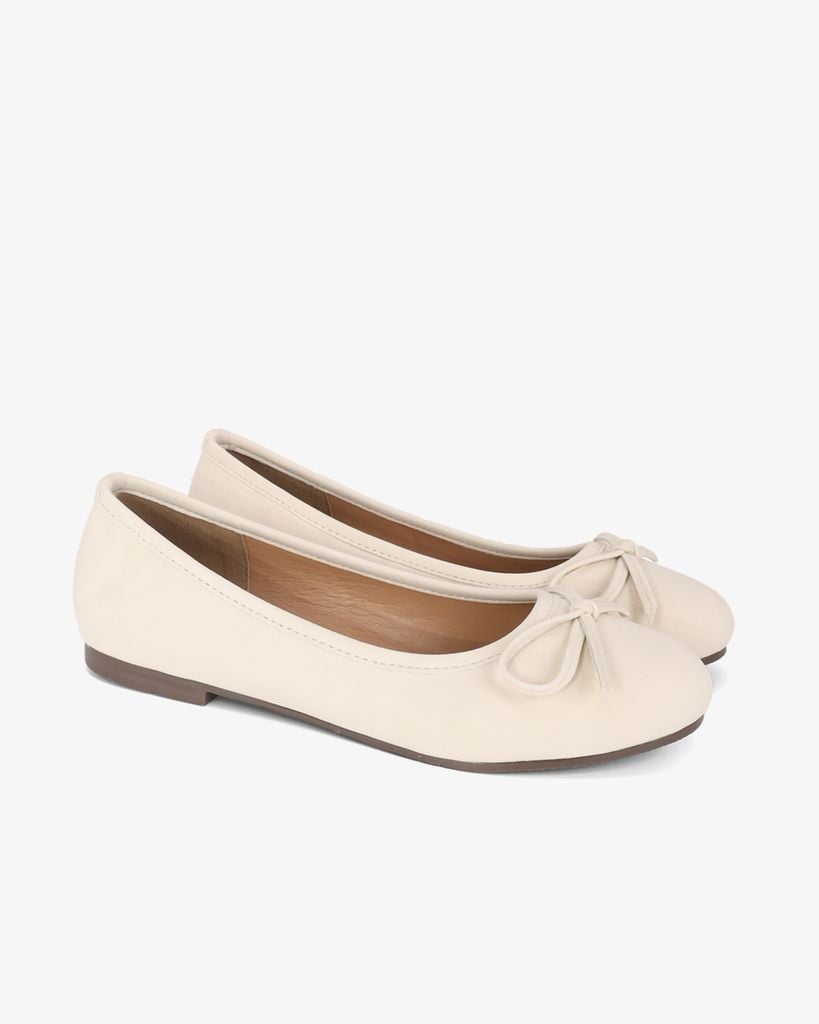 Giày Búp Bê Hạnh Dung Mũi Tròn Quai Nơ HD11112AV