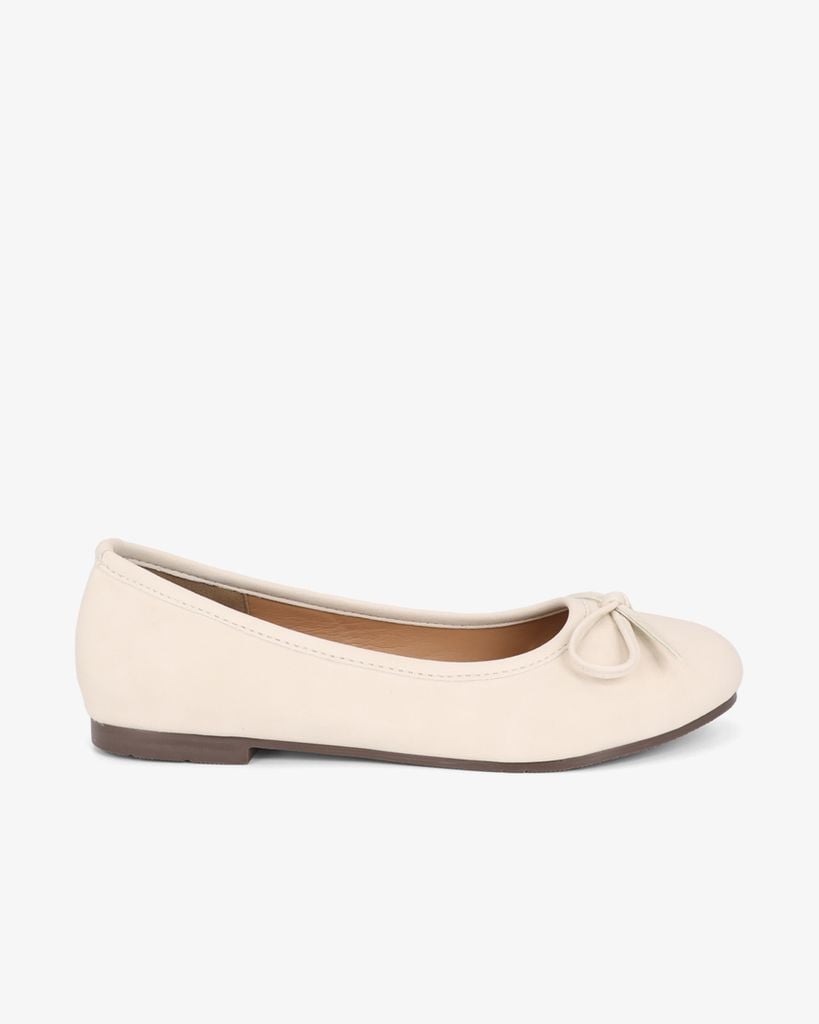 Giày Búp Bê Hạnh Dung Mũi Tròn Quai Nơ HD11112AV