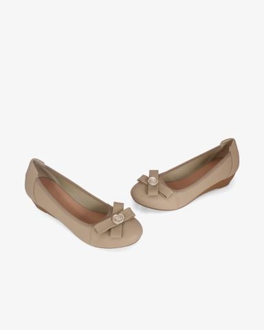 Giày Đế Xuồng Hạnh Dung Nơ Hoa HD11113AV