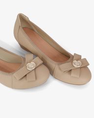 Giày Đế Xuồng Hạnh Dung Nơ Hoa HD11113AV