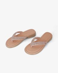 Dép Xẹp Hạnh Dung Quai Kẹp Xoàn HD11115AV