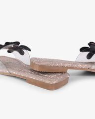 Dép Xẹp Hạnh Dung Quai Hoa Trong Suốt HD11122AV