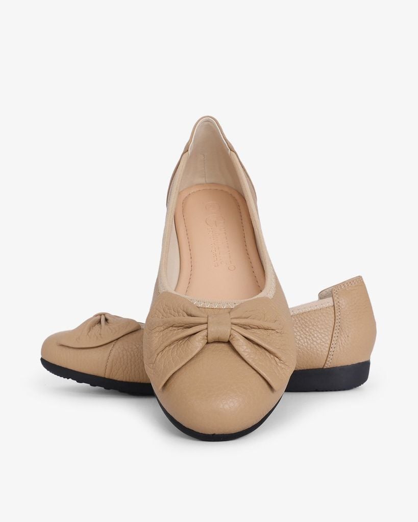 Giày Búp Bê Hạnh Dung Bản Nơ To HD11128AV