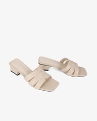 Dép Cao Gót Hạnh Dung Ba Quai Đắp Ngang HD11129AV