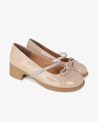 Giày Cao Gót Hạnh Dung Nơ Mảnh Quai Xoàn HD11133AV