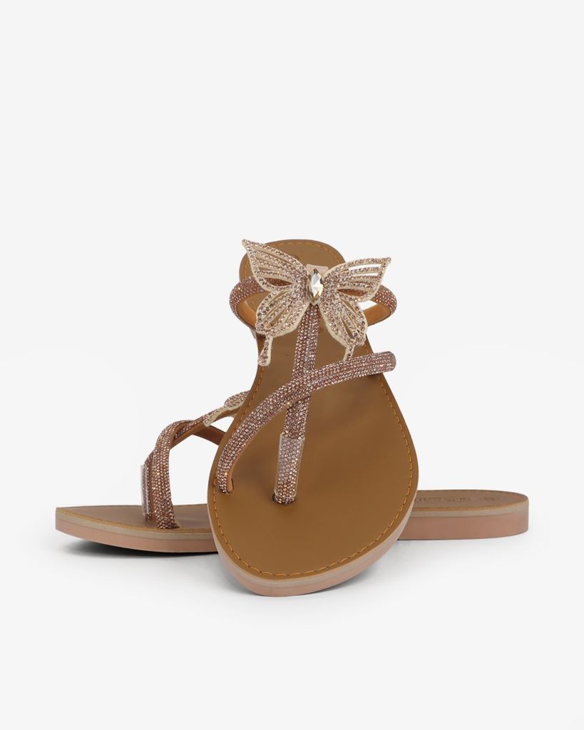 Dép Xẹp Hạnh Dung Quai Kẹp Xoàn HD11135AV