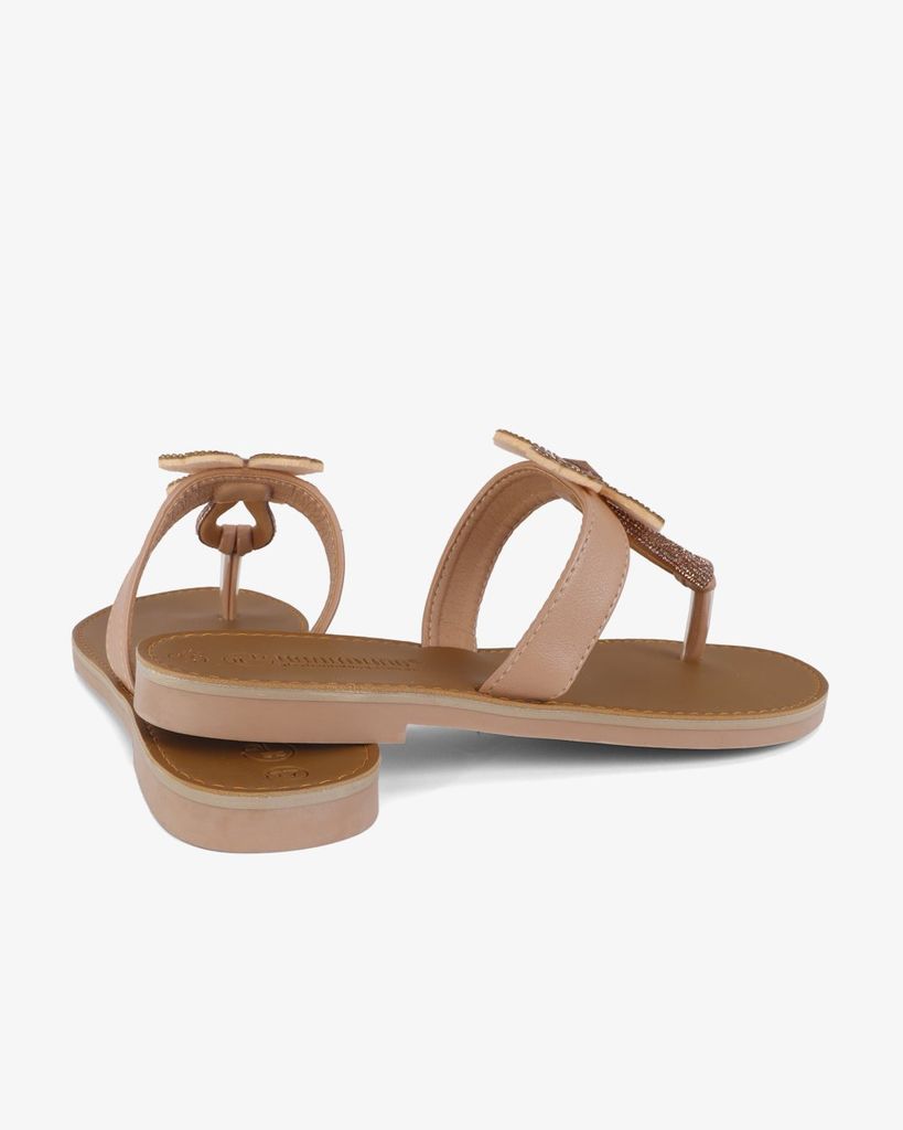 Dép Xẹp Hạnh Dung Quai Kẹp Hoa Xoàn HD11136AV