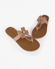 Dép Xẹp Hạnh Dung Quai Kẹp Hoa Xoàn HD11136AV