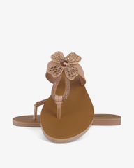 Dép Xẹp Hạnh Dung Quai Kẹp Hoa Xoàn HD11136AV