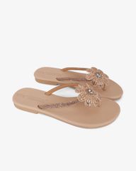 Dép Xẹp Hạnh Dung Quai Kẹp Hoa Xoàn HD11138AV