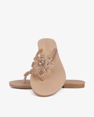 Dép Xẹp Hạnh Dung Quai Kẹp Hoa Xoàn HD11138AV