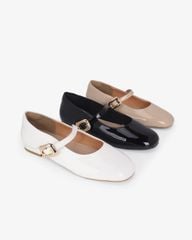 Giày Búp Bê Hạnh Dung Si Bóng HD11143AV