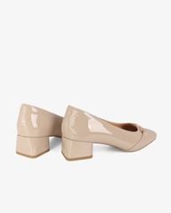 Giày Cao Gót Hạnh Dung Mũi Vuông Khóa Xích HD11144AV