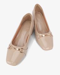 Giày Cao Gót Hạnh Dung Mũi Vuông Khóa Xích HD11144AV