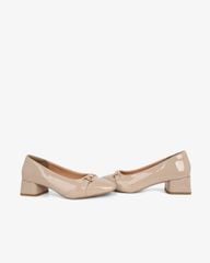 Giày Cao Gót Hạnh Dung Mũi Vuông Khóa Xích HD11144AV