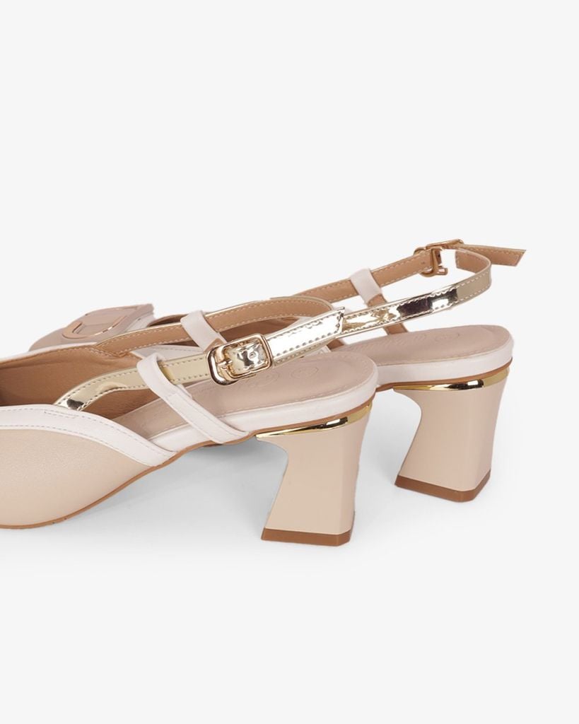 Giày Sandal Hạnh Dung Khóa Đôi Bo Tròn HD11147AV