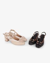 Giày Sandal Hạnh Dung Khóa Đôi Bo Tròn HD11147AV