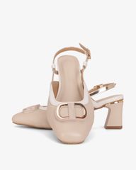 Giày Sandal Hạnh Dung Khóa Đôi Bo Tròn HD11147AV