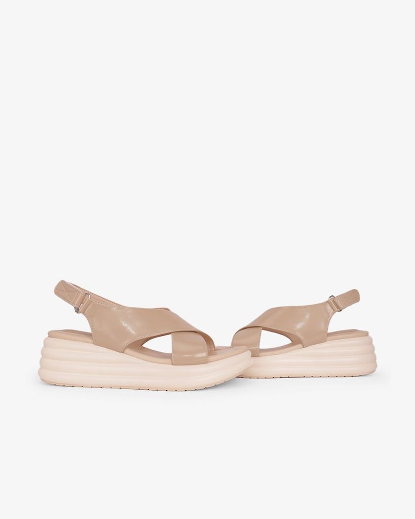 Sandal Đế Xuồng Hạnh Dung Hai Bản Quai Chéo To HD11148AV