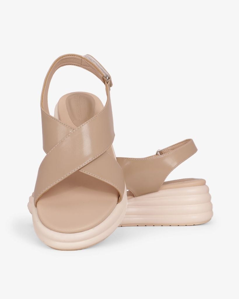 Sandal Đế Xuồng Hạnh Dung Hai Bản Quai Chéo To HD11148AV