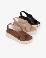 Sandal Đế Xuồng Hạnh Dung Hai Bản Quai Chéo To HD11148AV