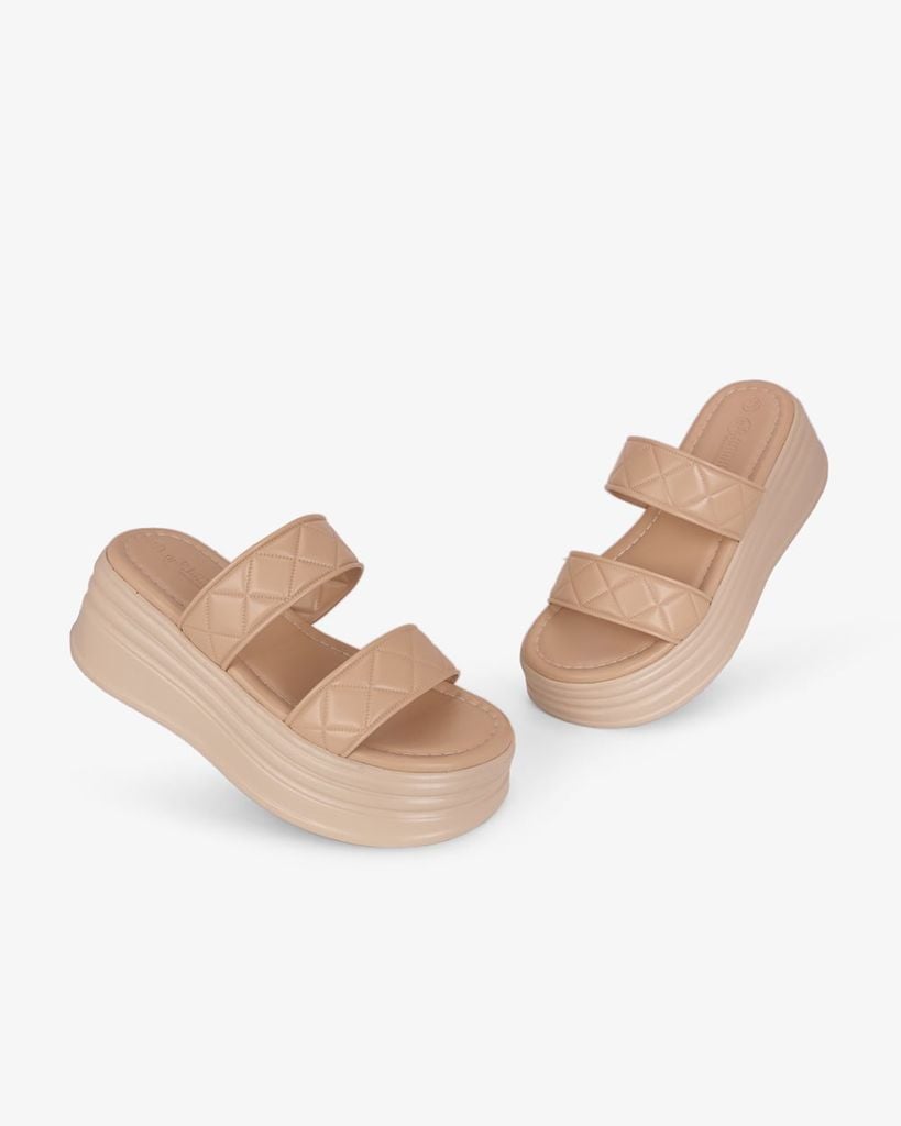 Dép Đế Xuồng Hạnh Dung Hai Quai Ngang May HD11152AV