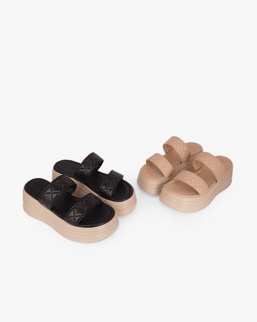 Dép Đế Xuồng Hạnh Dung Hai Quai Ngang May HD11152AV