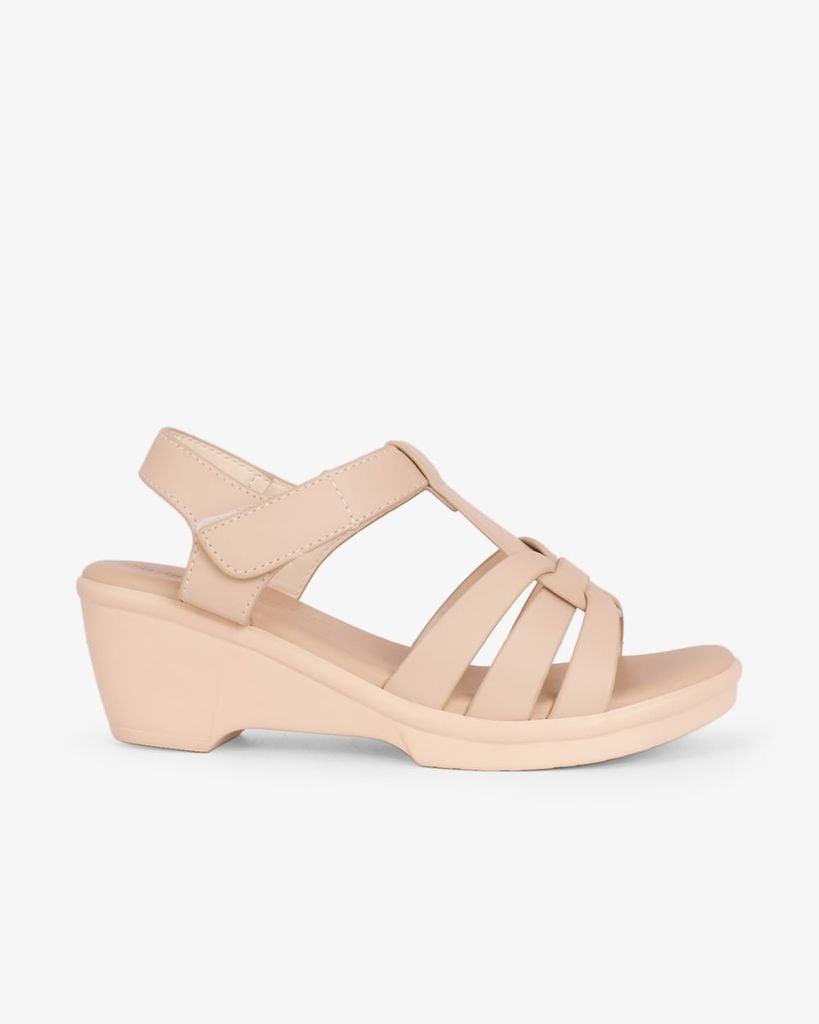 Sandal Đế Xuồng Hạnh Dung Ba Quai Đan Nối T HD11154AV