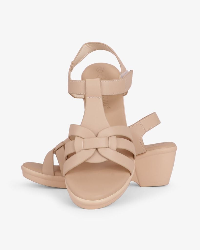 Sandal Đế Xuồng Hạnh Dung Ba Quai Đan Nối T HD11154AV