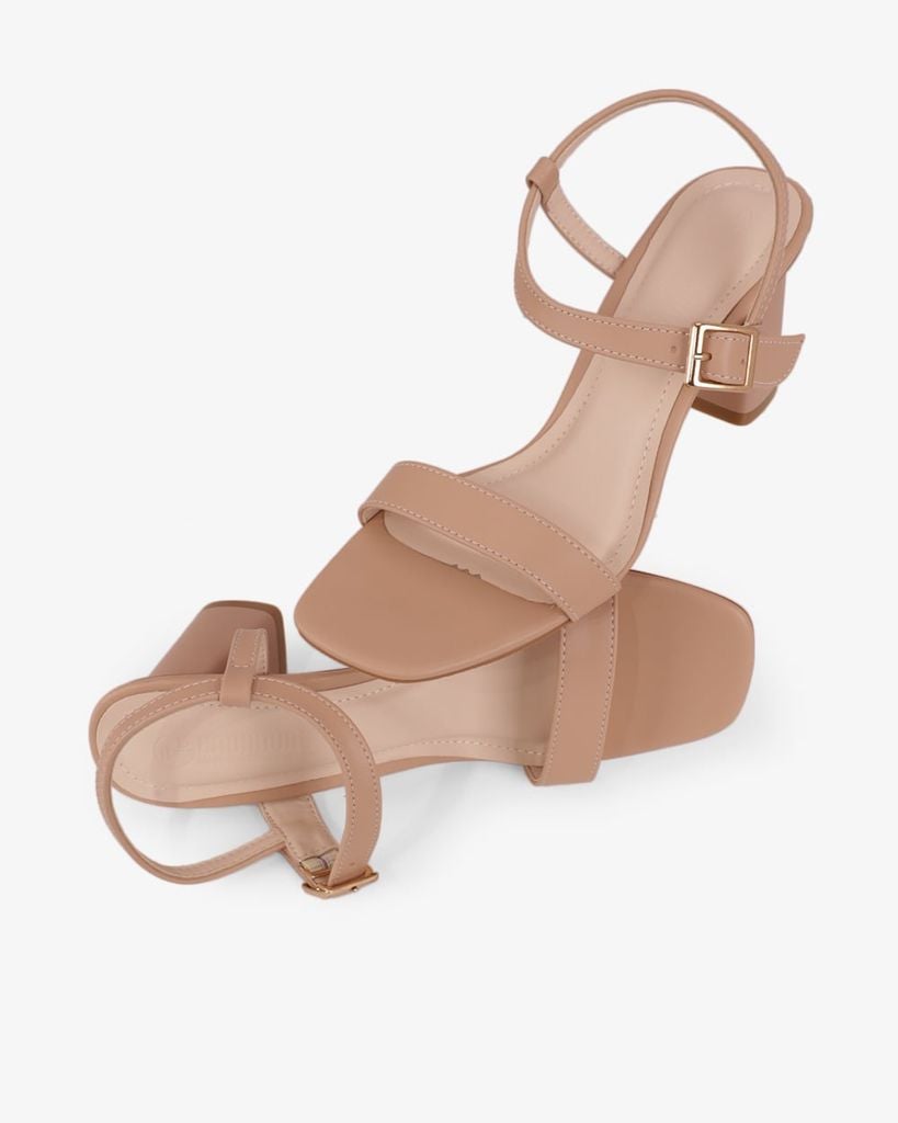 Sandal Hạnh Dung Cao Gót Quai Ngang Mảnh HD11158AV