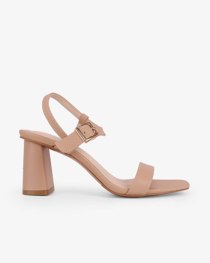 Sandal Hạnh Dung Cao Gót Quai Ngang Mảnh HD11158AV