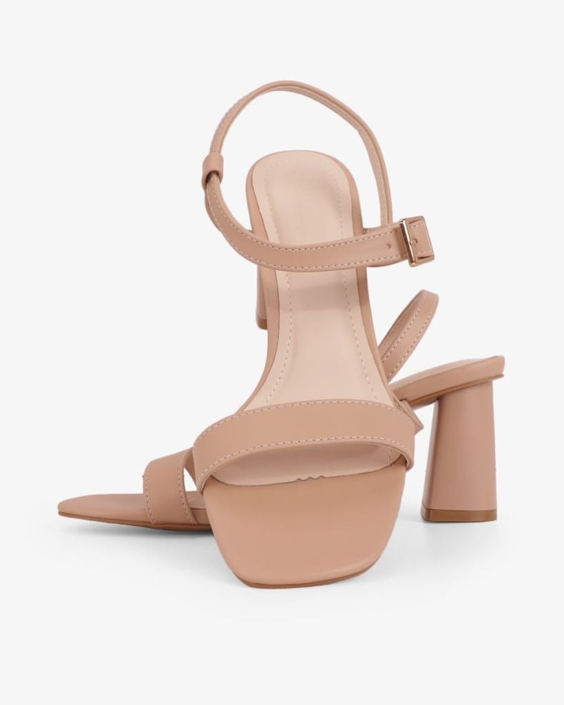 Sandal Hạnh Dung Cao Gót Quai Ngang Mảnh HD11158AV