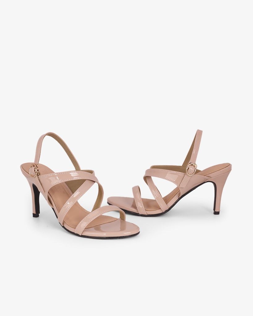Sandal Hạnh Dung Cao Gót Dây Đan Chéo HD11160AV