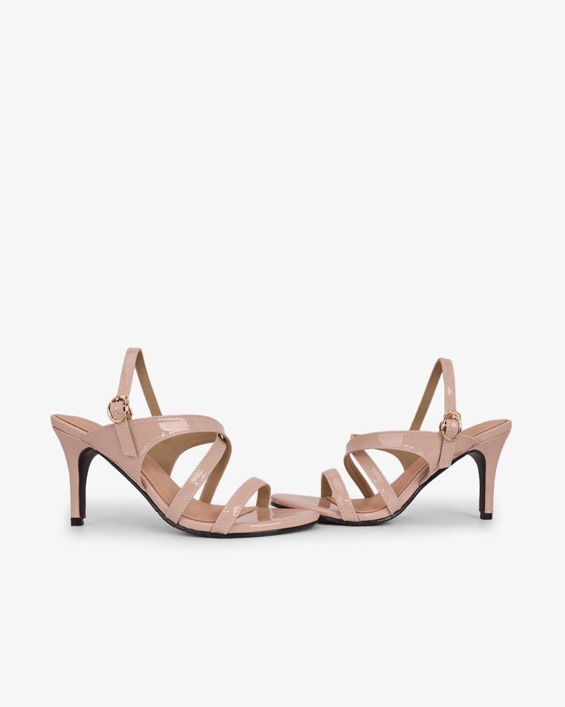 Sandal Hạnh Dung Cao Gót Dây Đan Chéo HD11160AV