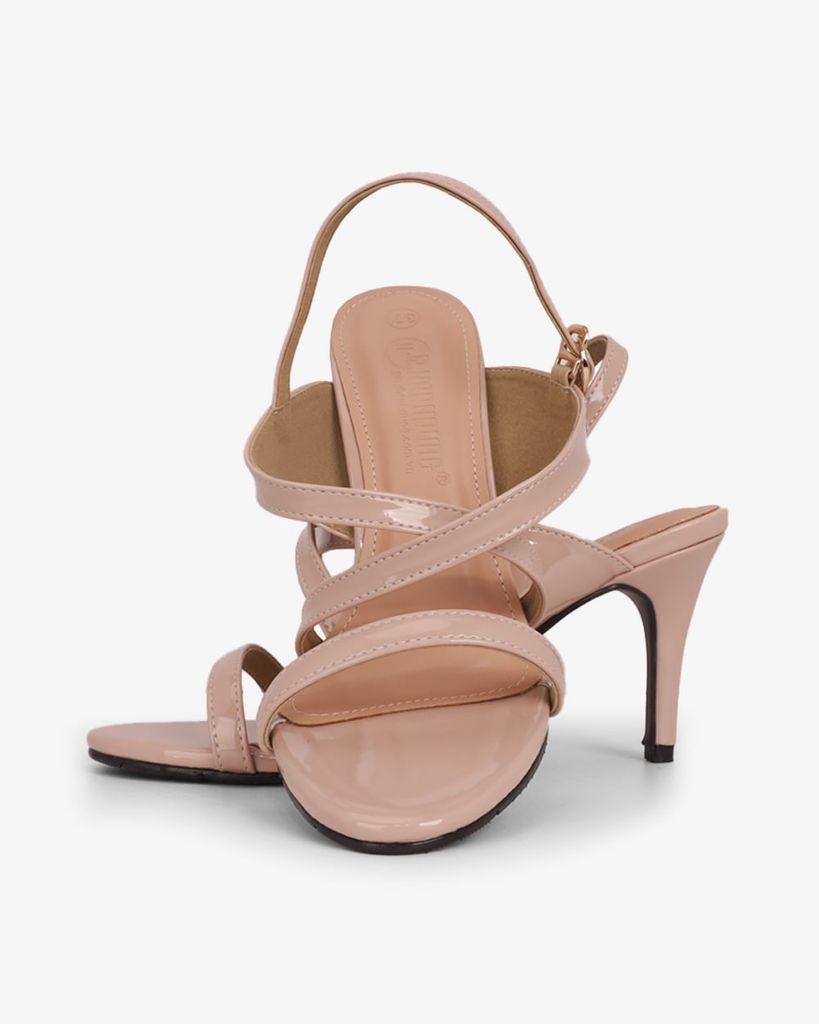 Sandal Hạnh Dung Cao Gót Dây Đan Chéo HD11160AV