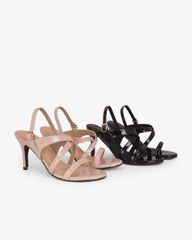 Sandal Hạnh Dung Cao Gót Dây Đan Chéo HD11160AV