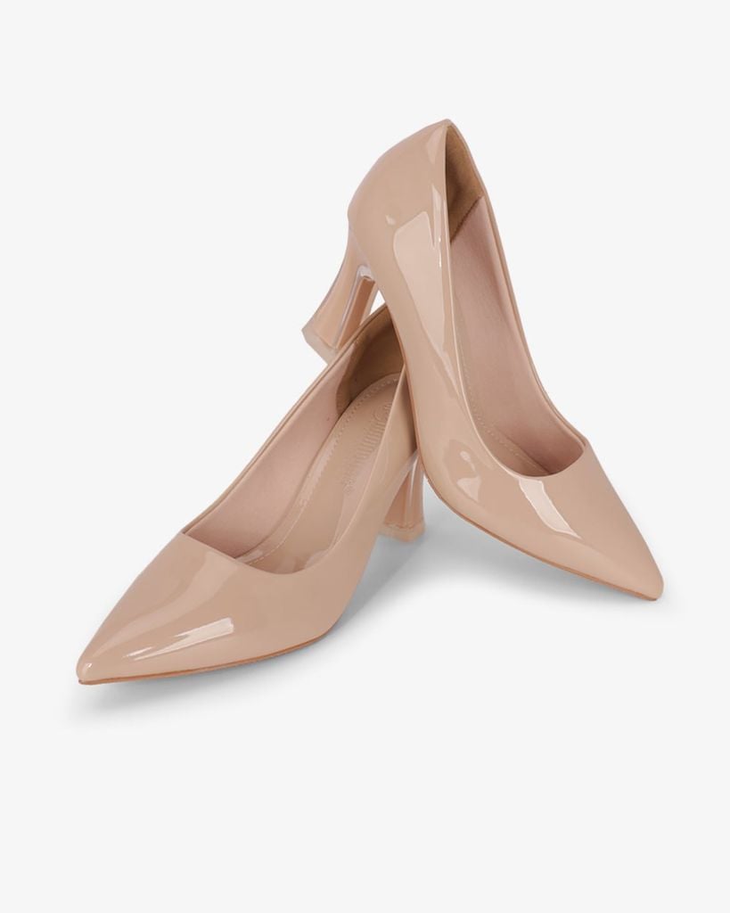 Giày Cao Gót Hạnh Dung Trơn Mũi Nhọn HD11166AV