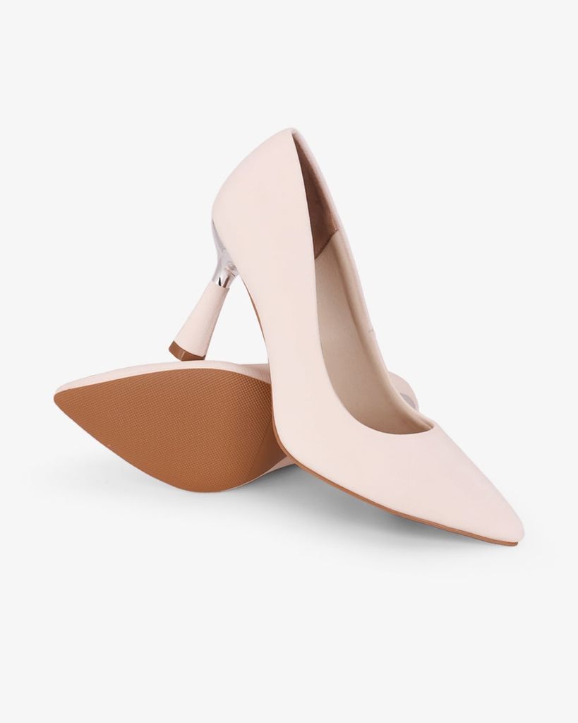 Giày Cao Gót Hạnh Dung Lụa Vân Nổi HD11169AV