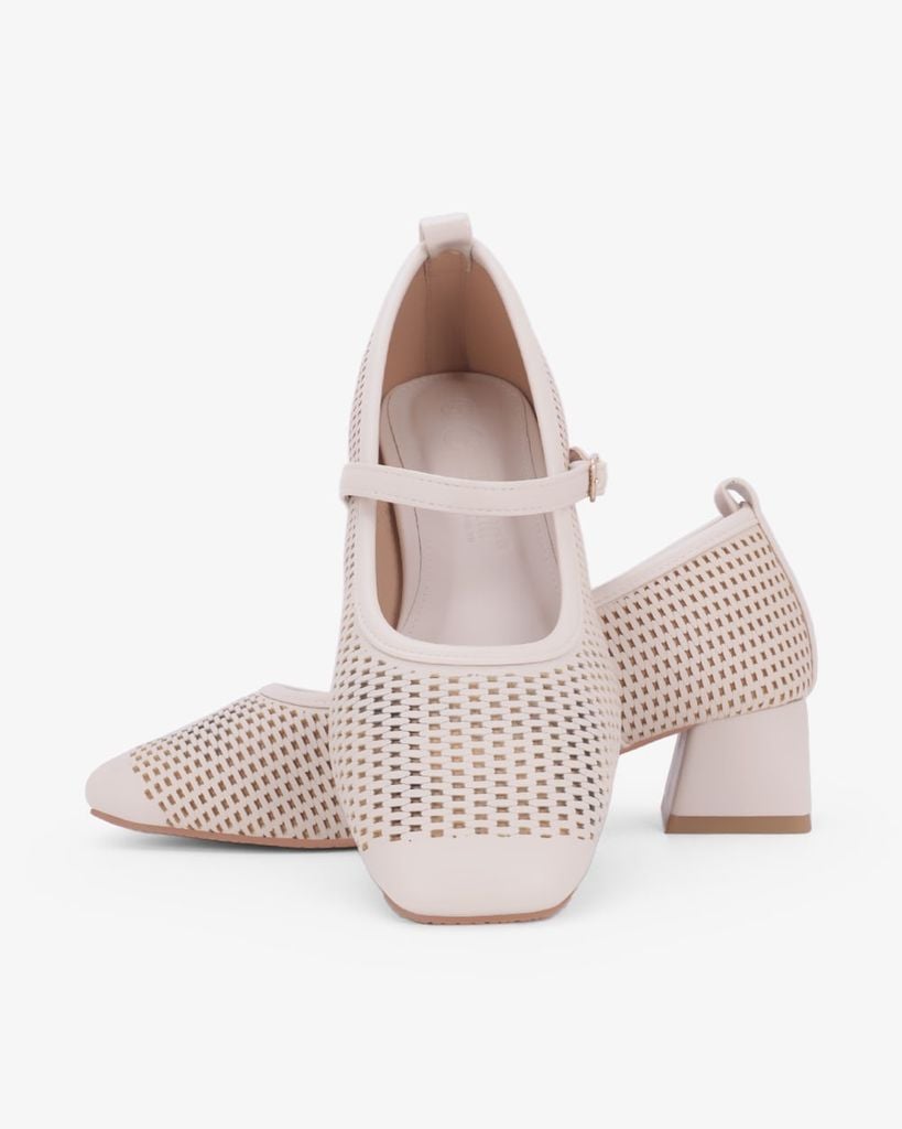 Giày Cao Gót Hạnh Dung Đục Lỗ HD11175AV