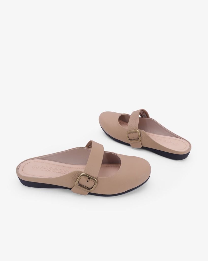 Dép Bít Mũi Hạnh Dung Vân Da Mềm HD11180AV