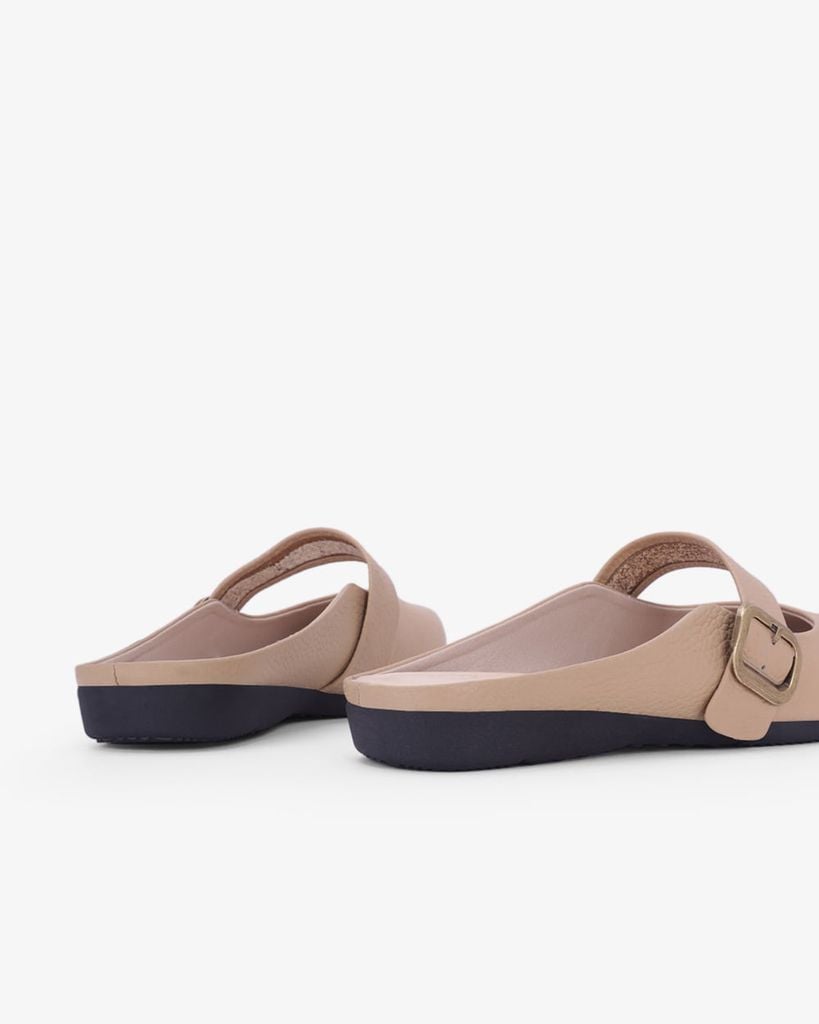 Dép Bít Mũi Hạnh Dung Vân Da Mềm HD11180AV